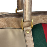 Gucci Vintage Canvas Duffle Bag