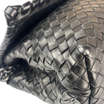 Bottega Veneta Black Intrecciato Shoulder Bag