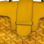 Goyard Mini Goyardine Soft Saigon Top Handle Bag Yellow