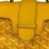 Goyard Mini Goyardine Soft Saigon Top Handle Bag Yellow
