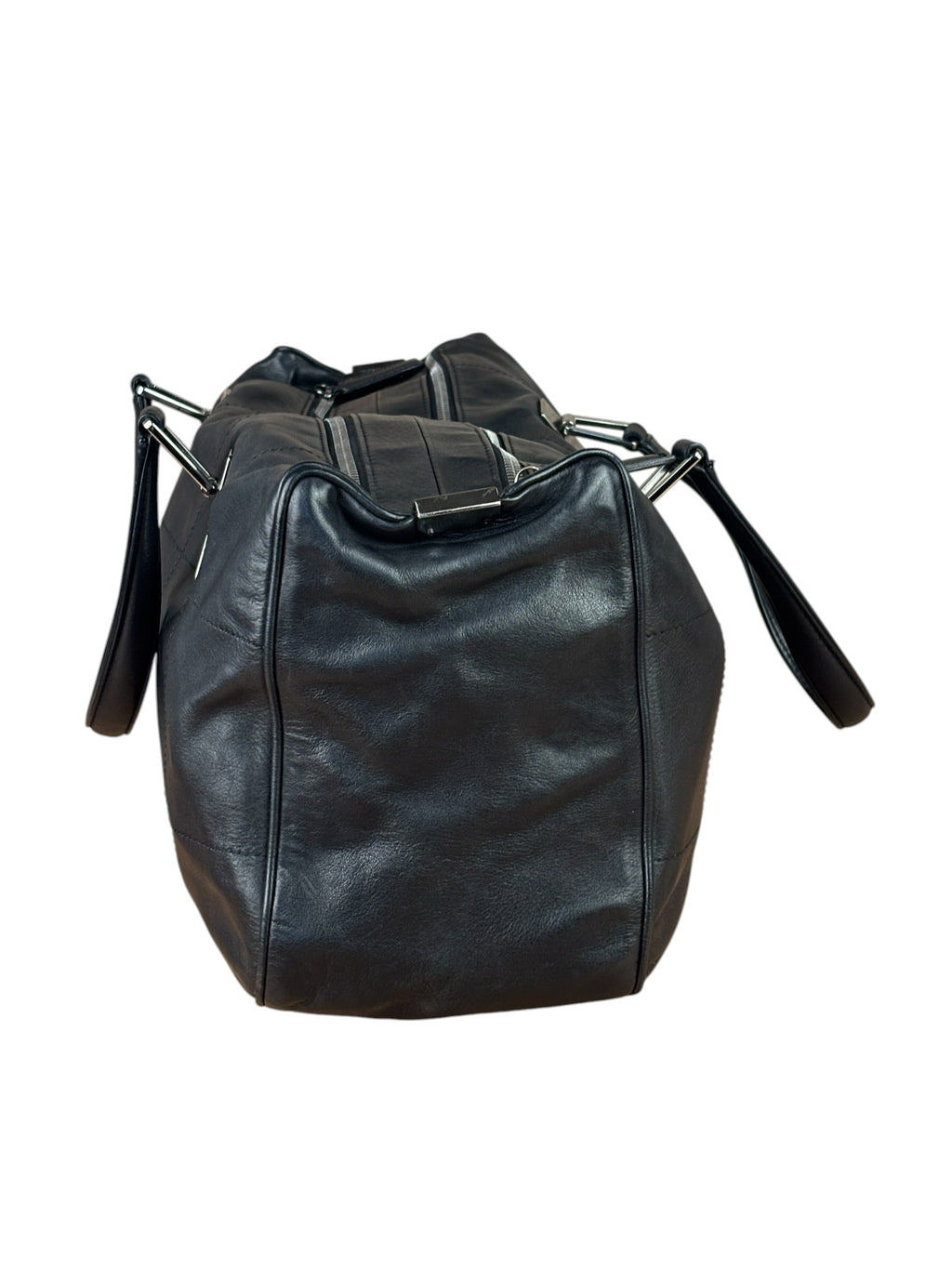 Chanel Black Lambskin Boston Chocolate Bar Bag