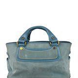 Celine Baby Blue Suede Leather Trip Boogie Handbag