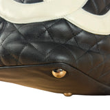 Chanel Black Leather Cambon Ligne Tote 2003