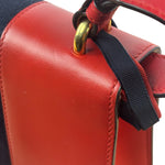 Gucci Red Leather Sylvie Shoulder Bag