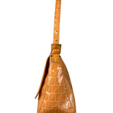 Fendi Zucchino Mamma Baguette Shoulder Bag