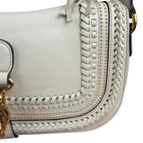 Gucci Limited Edition White Leather Marrakech Satchel Shoulder Bag