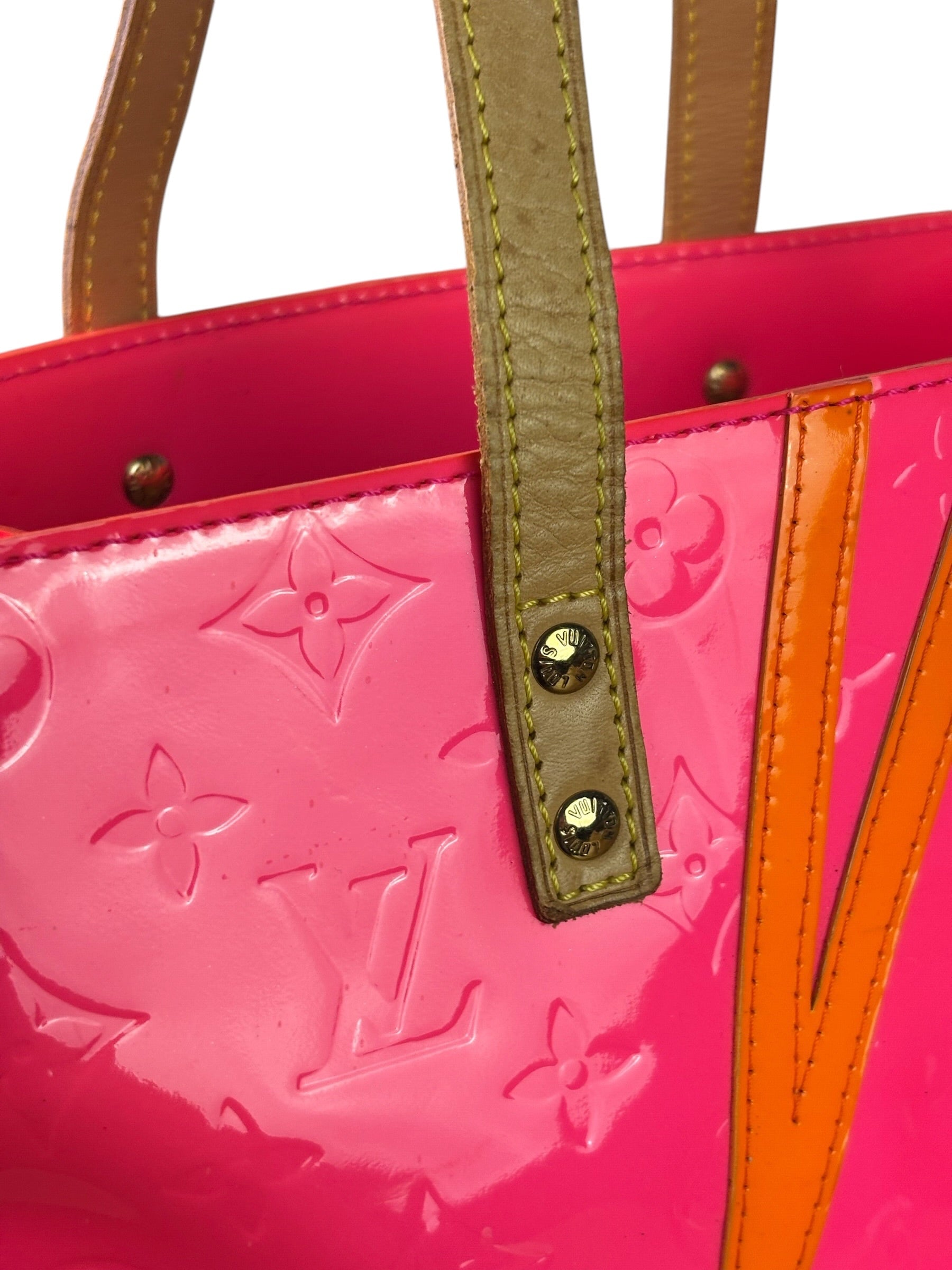 Louis Vuitton x Robert Wilson Fluo Pink Reade Vernis Tote