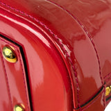 Louis Vuitton Red Vernis Alma BB Handbag