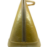 Louis Vuitton Yellow Monogram Vernis Alma Handbag