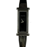 Gucci 1500L Black Dial Bangle Band