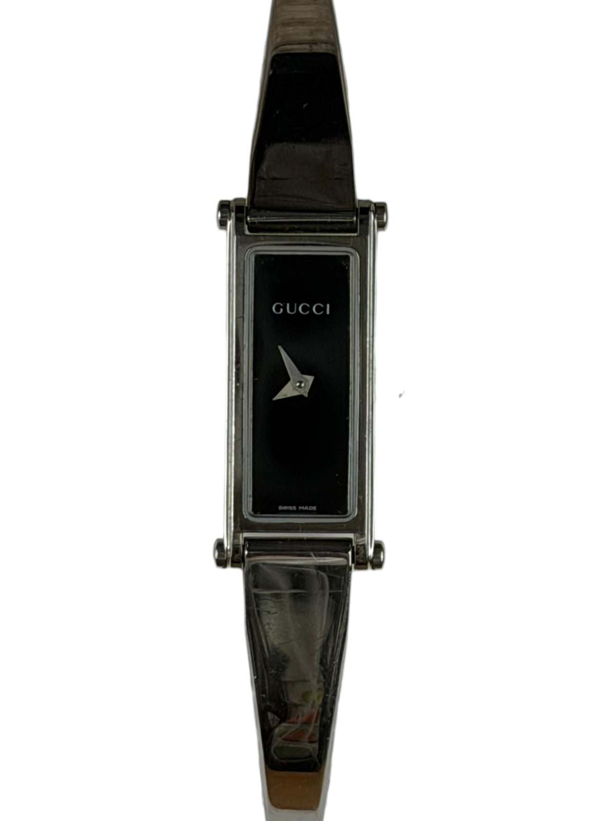 Gucci 1500L Black Dial Bangle Band