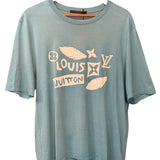 Louis Vuitton Turquoise Blue Cotton T-shirt