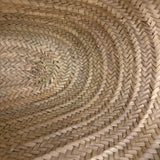 Versace Wicker Woven White Medusa Top Handle Tote
