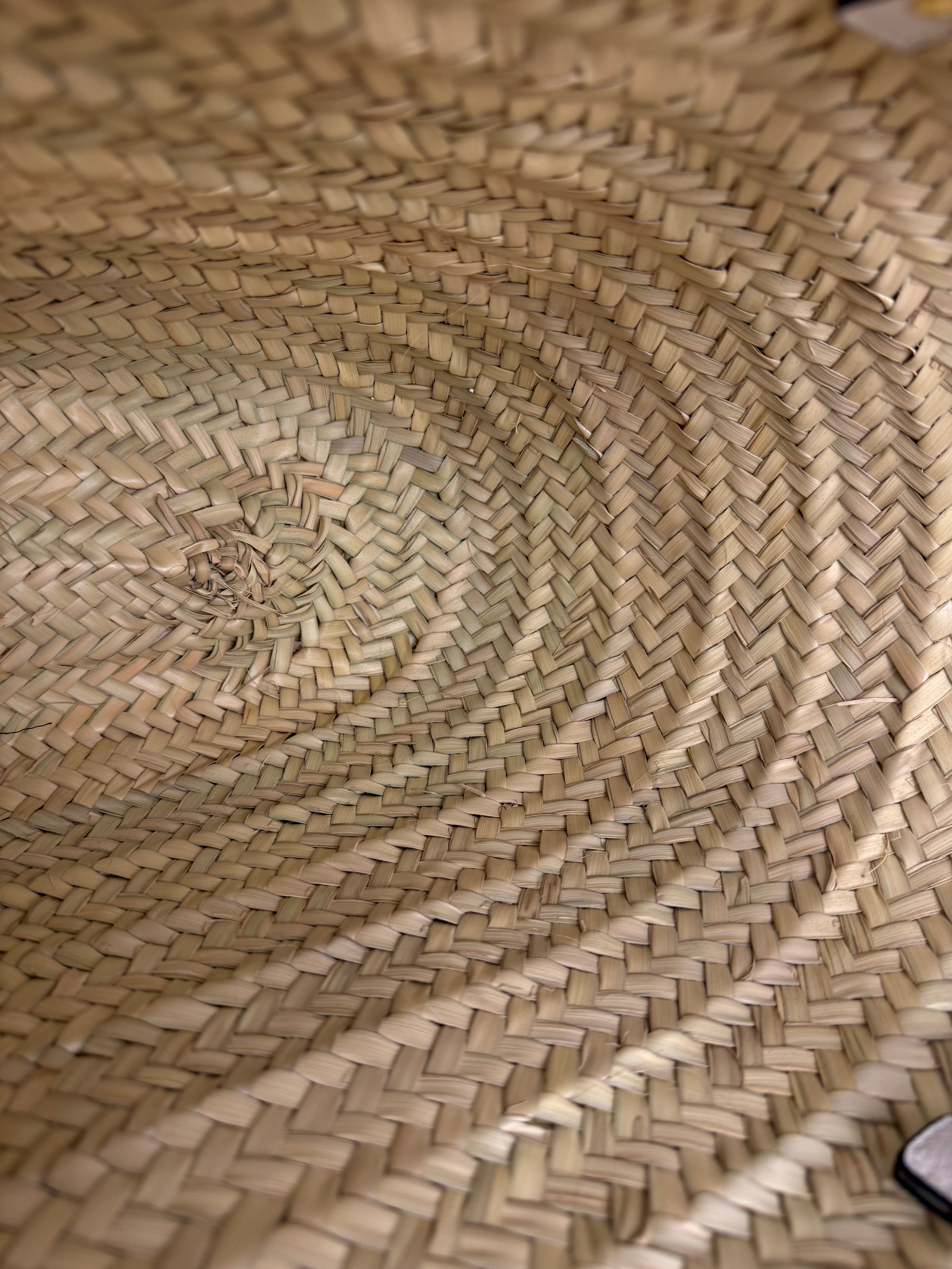 Versace Wicker Woven White Medusa Top Handle Tote