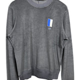 Louis Vuitton Black Terry Cloth Logo Pullover