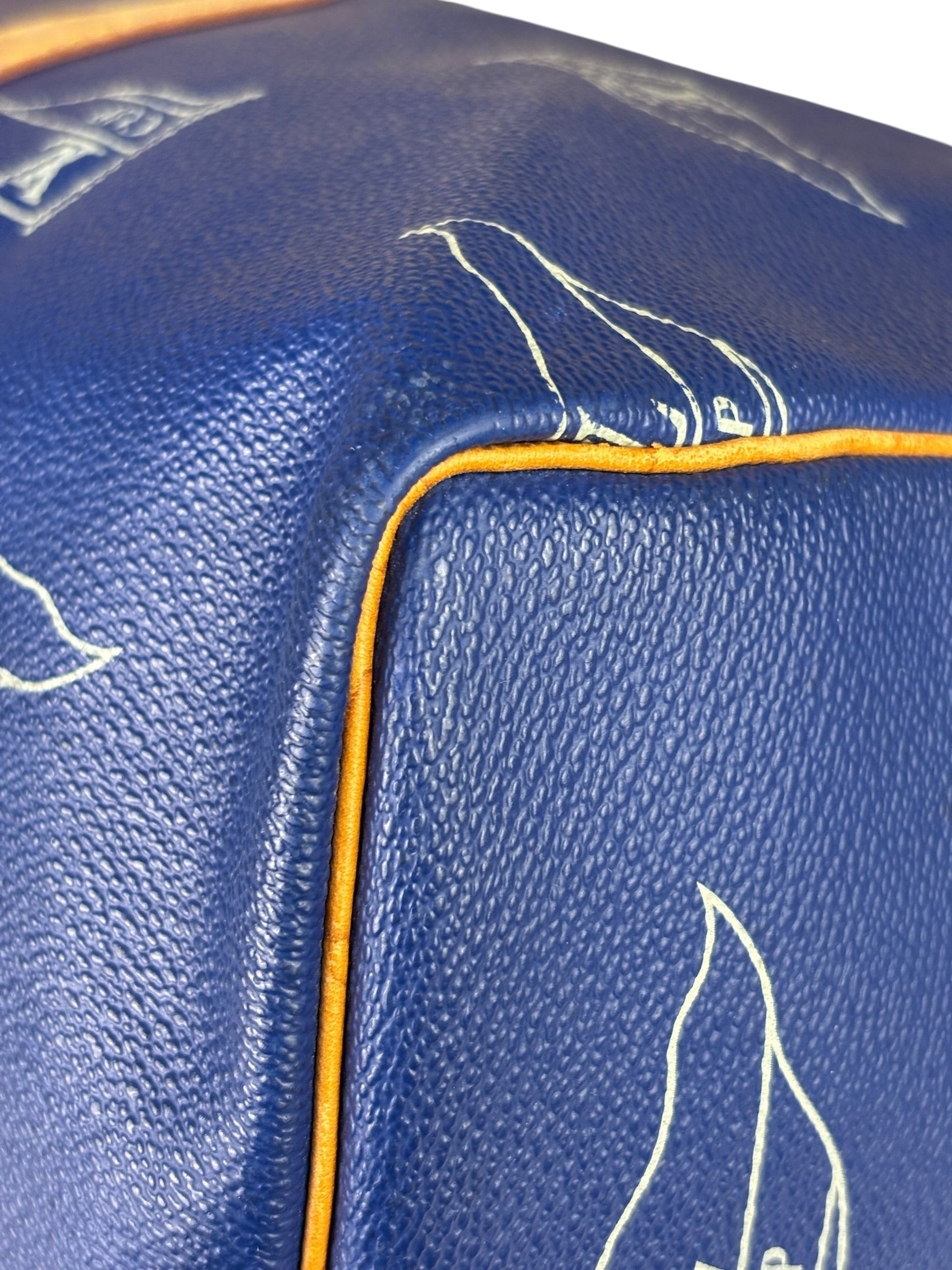 Louis Vuitton Blue America's Cup Keepall 45