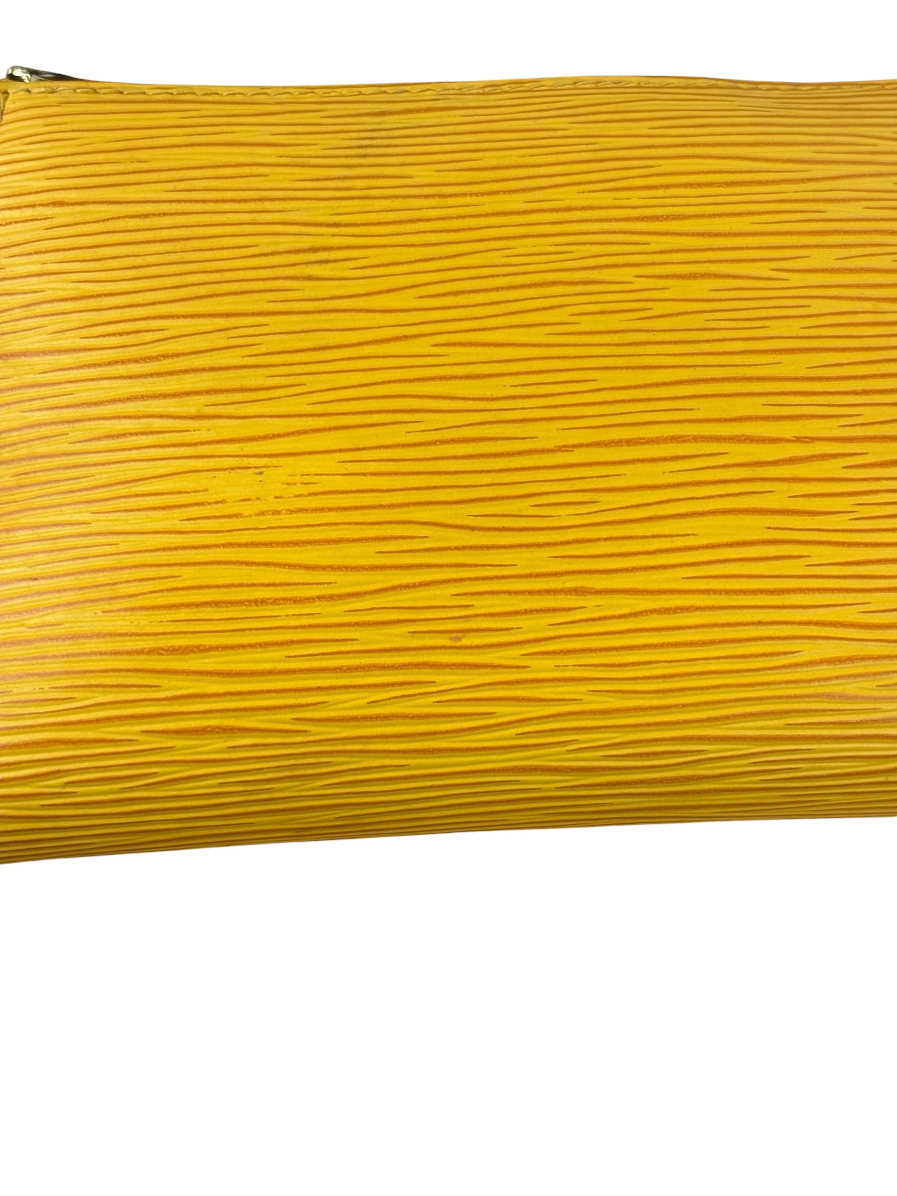 Louis Vuitton Yellow Epi Leather Pochette