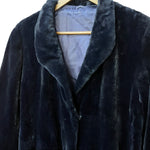 Vintage Dark Blue Mink Mid Length Fur Coat