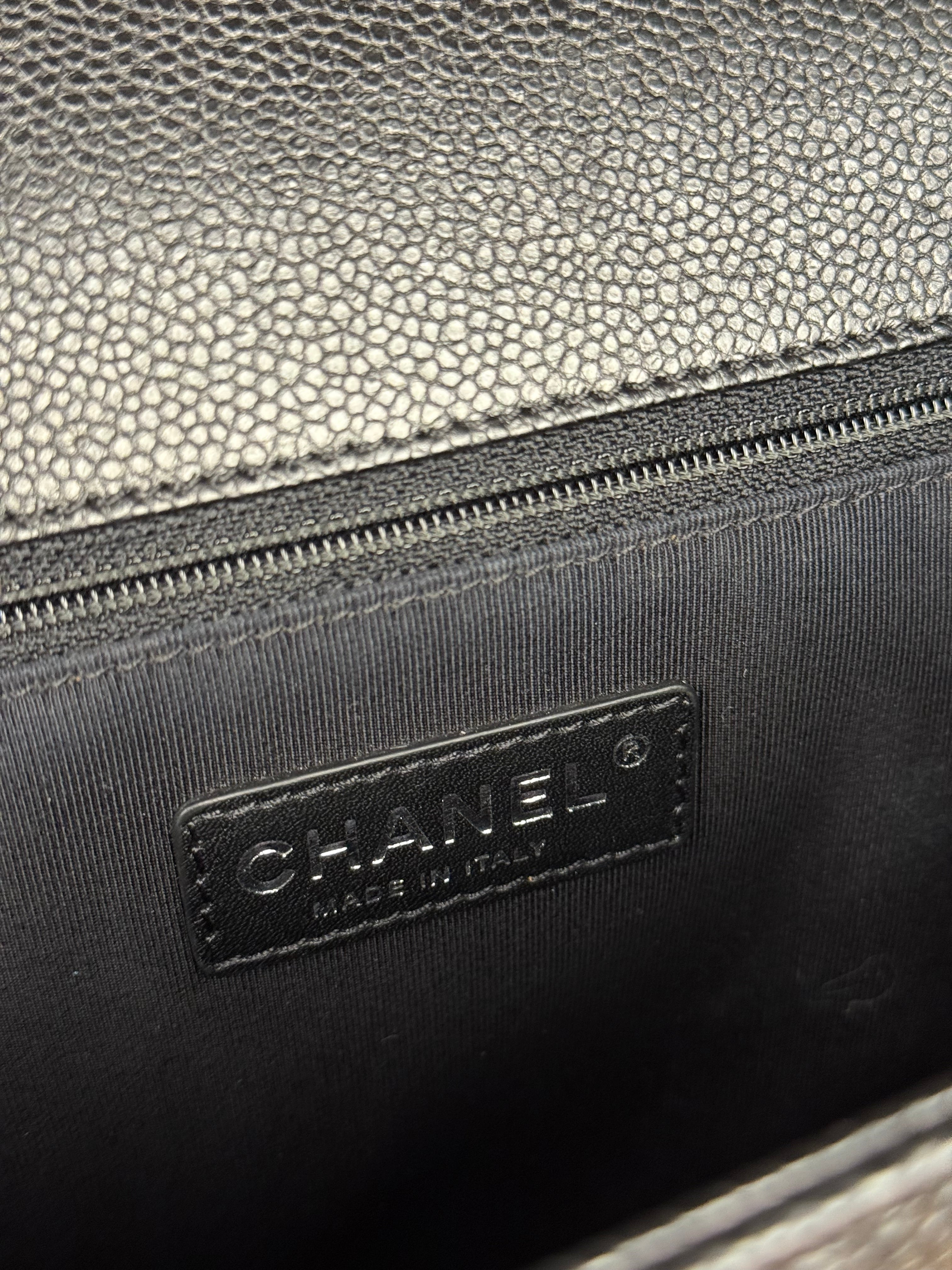 Chanel MultiColor Quilted Tweed Boy Bag