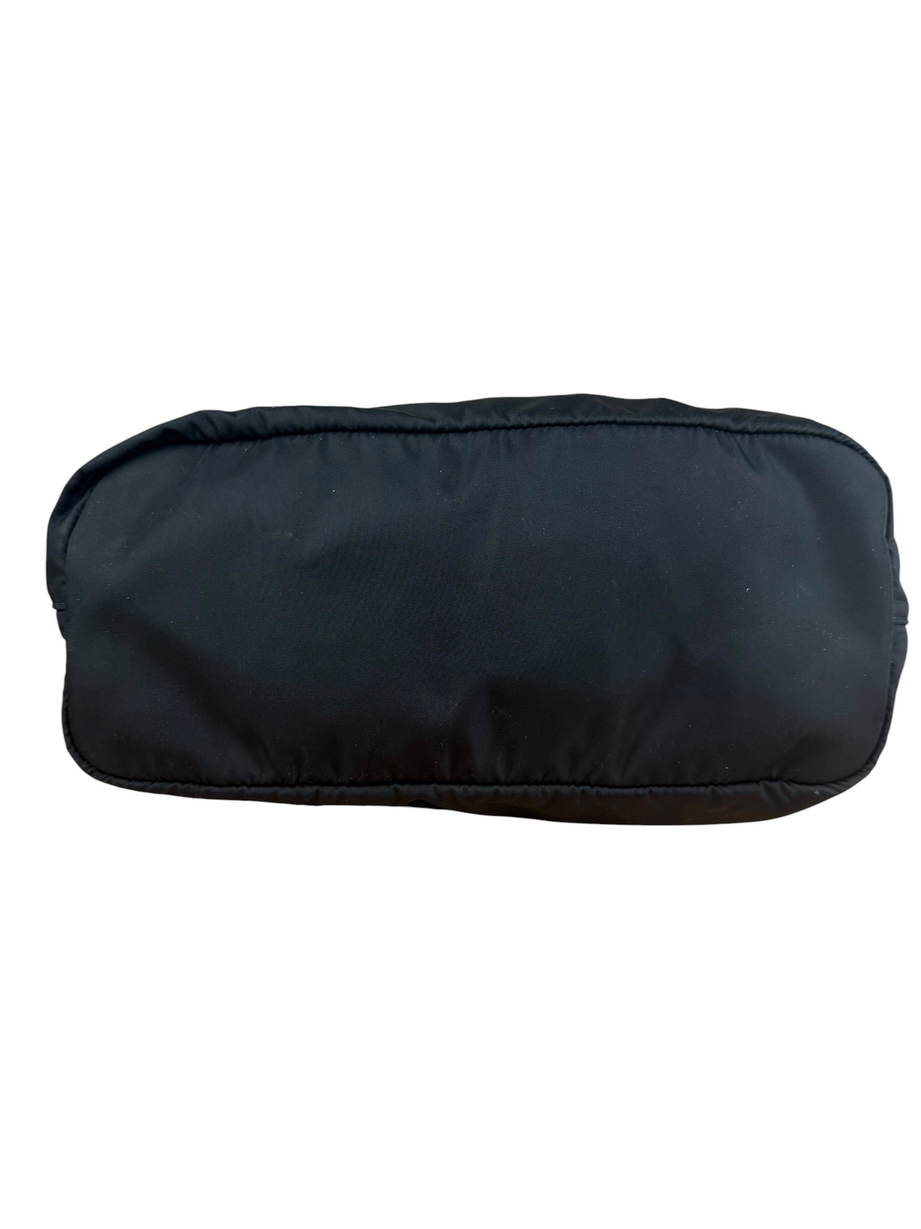 Prada Black Tessuto Nylon Zip Tote Large