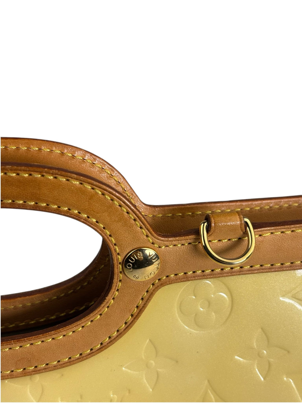 Louis Vuitton Yellow Vernis Roxbury Drive Two-Way Bag