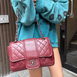 Chanel Burgundy Elementary Chic Flap 2018