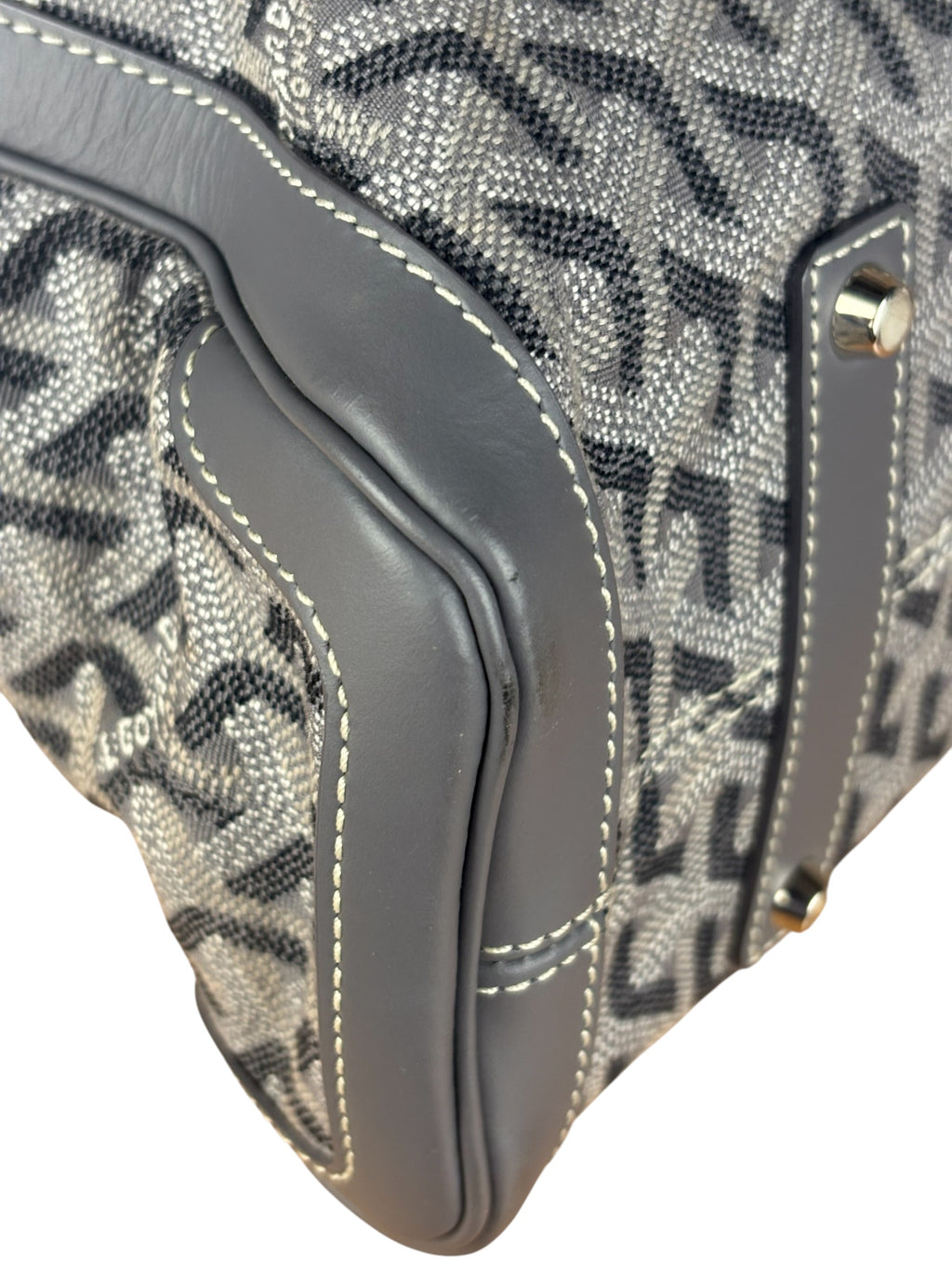 Goyard Grey Canvas Voltaire 2Way Tote
