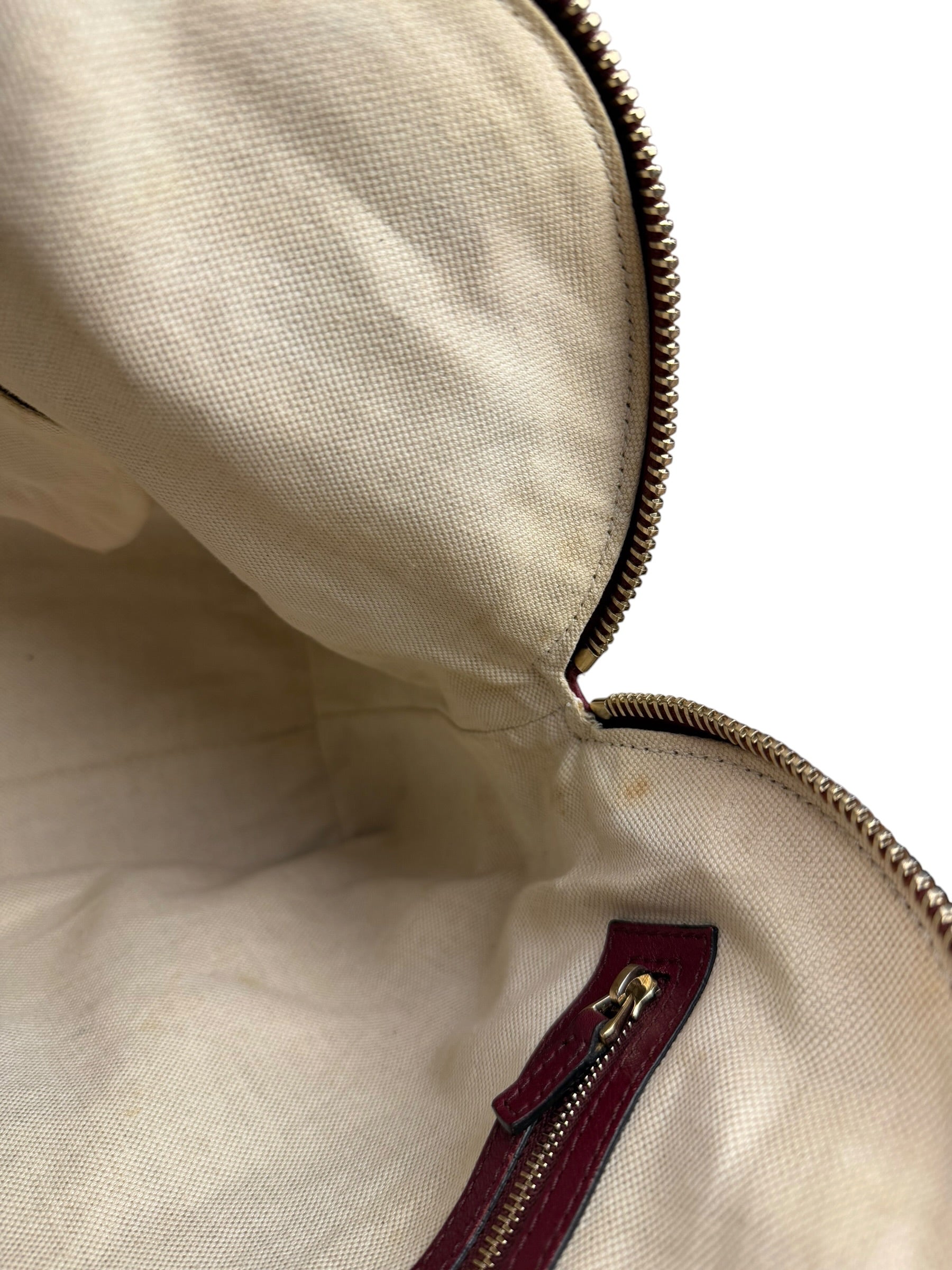 Gucci Ruby Red Bree Dome Tote