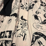 Prada Vintage Pop Art Print Mid Length Dress