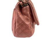 Chanel Pink Quilted Lambskin Timeless Chain Shoulder Bag 2010