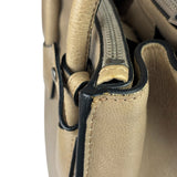 Prada Beige Glace Calf Twin Tote