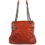 Chanel Red Caviar Quilted Small Frame Shoulder Bag 2011