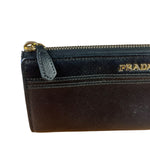 Prada Black Saffiano Leather Long Wallet
