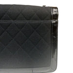 Chanel Black Patent Leather Trim Reissiue Flap Bag 2000