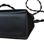 Chanel Vintage Black Mini Satin Flap Braided Shoulder Bag