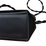 Chanel Vintage Black Mini Satin Flap Braided Shoulder Bag