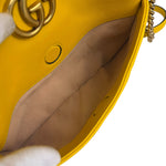 Gucci Bright Yellow GG Marmont Matelasse Shoulder Camera Bag