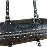 Fendi Vintage Leather Selleria Stitch Handbag