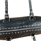Fendi Vintage Leather Selleria Stitch Handbag