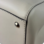 Fendi Cream Leather Latte Two-Way Bag