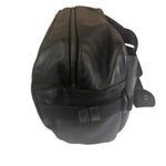 Bottega Veneta Black Leather Intrecciato Trim Belt Bag