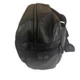 Bottega Veneta Black Leather Intrecciato Trim Belt Bag
