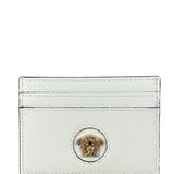 Versace White Leather Medusa Card Holder