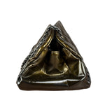 Chanel Metallic Gold Patent Leather Just Medemoiselle Bowling Bag 2011