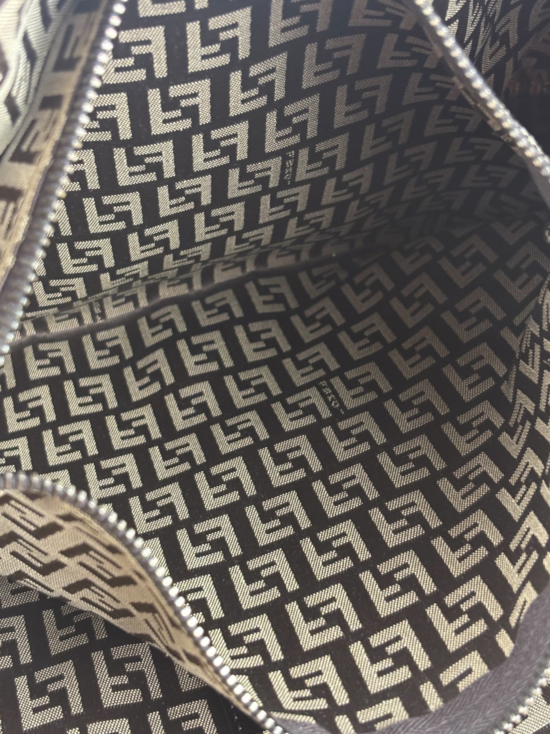 Fendi FF Vintage Canvas Tote Bag