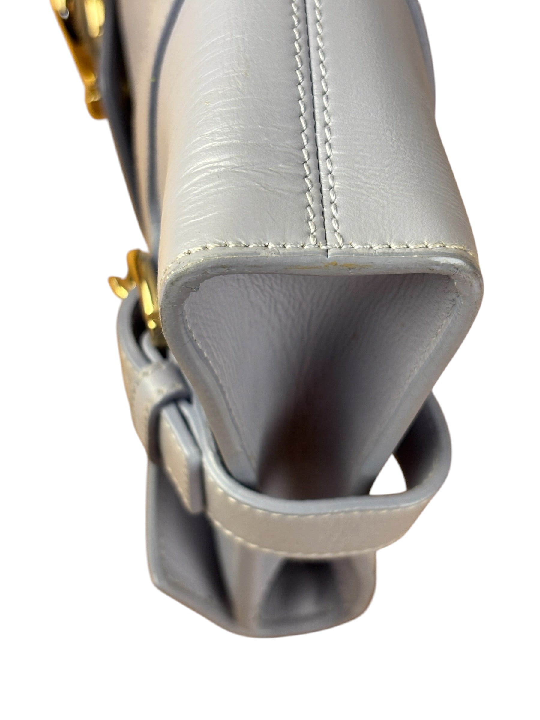 Salvatore Ferragamo Lavender Motherwell Clutch