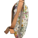 Gucci Vintage Leather/Canvas Blooms Crossbody