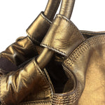 Loewe Vintage Metallic Brown Nappa Aire Hobo Tote Bag