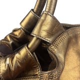Loewe Vintage Metallic Brown Nappa Aire Hobo Tote Bag