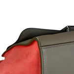 Celine Tricolor Trapeze Pebbled Leather Hand Bag